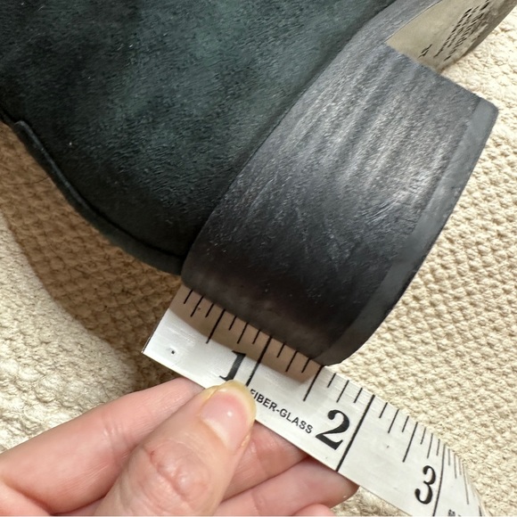 ACNE STUDIOS black suede leather Jensen pointed toe Chelsea boots 37 - Picture 11 of 12